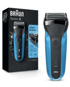 Braun Series 3 Electric Razor for Men, Rechargeable Wet Dry Shaver, 310s