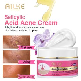 AILKE Clear Stubborn Acne Spots Cream, Pimple Cream for Face and Body, Lightening Body Lotion, Vegan