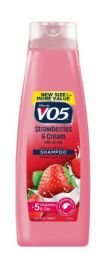 Alberto VO5 Strawberries & Cream Moisturizing Shampoo with Soy Milk, for All Hair Types, 16.9 fl oz