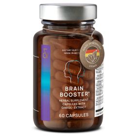N��4 Brain Booster Nootropics Brain Support Supplement for Memory & Focus Lions Mane Bacopa Monnieri Ginkgo Brain Vitamins & Memory Pills 60 Capsules