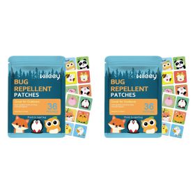 Gentle And Non-irritating Portable Mosquito Repellent Patch Suitable For Children And Adults (Option: 2PCS)