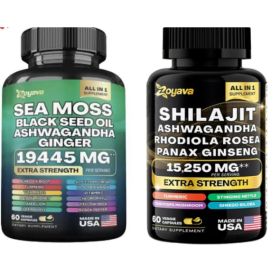 Sea Moss And Shilajit Capsules Combo (Option: default)