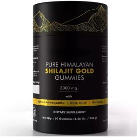 Himalaya Shilajit Gummies, Suitable For Men And Women, Can Enhance Energy, Strength, And Immune Support, And Are A Dietary Supplement With A (Option: default)