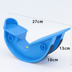 Foot Stretcher Rocker Calf Ankle Stretch Board For Achilles Tendonitis Muscle Massage Fitness Pedal Stretcher Plant Yoga (Color: Blue 2 pcs)