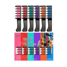 GleamXi Hair Brush 6-Piece Smoothing and Detangling Nourishing Moisturizing Long Lasting for Daily Hair Care (Option: default)