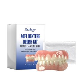 Denture Kit Stain Removal Soothing Repair for Daily Oral Care (Option: default)