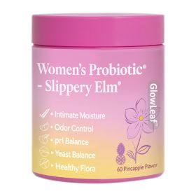 Women Probiotic Gummies With Slippery Elm Bark, Prebiotics XOS & Pineapple Extract For Intimate Moisture, Odor Control, Vaginal Flora & Gut Healt (Option: 1box)