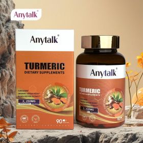 Turmeric Curcumin Vegetarian Capsules (Option: 1Bottle)