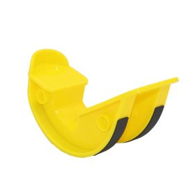 Foot Stretcher Rocker Calf Ankle Stretch Board For Achilles Tendonitis Muscle Massage Fitness Pedal Stretcher Plant Yoga (Color: Yellow 4 pcs)