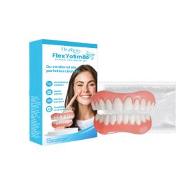 Oralhoe Denture Kit Teeth Whitening Natural Look Smile Enhancement for Daily Oral Care (Option: default)