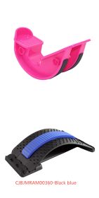 Foot Stretcher Rocker Calf Ankle Stretch Board For Achilles Tendonitis Muscle Massage Fitness Pedal Stretcher Plant Yoga (Color: Rose redSET)