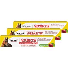 Durvet Ivermectin Paste Equine Dewormer - 3 Pack (Option: default)
