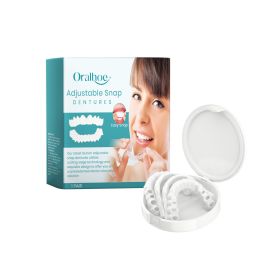 Oralhoe Denture 1-Piece Secure Hold Comfortable Fit for Daily Oral Care (Option: default)
