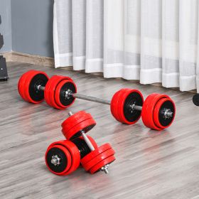 Adjustable Dumbbell Set (Option: Wine Red-520x280x190 mm)