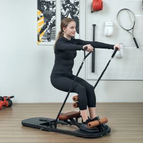 Foldable Sissy Squat Machine (Option: Black-890x530x190 mm)
