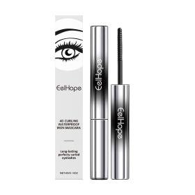 4D Curly Iron Mascara Natural Slender Plump Waterproof Sweatproof Stain Resistant Mascara (Option: default)