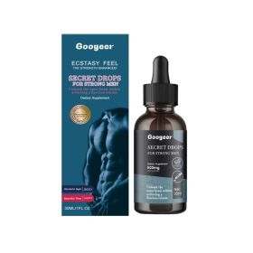 Googeer Male Strength Secret Drops Anxiety Relief Relaxation Physical and Mental Enhancement Vitality Physical Strength Drops (Option: default)