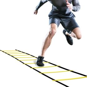 Agility Ladder Agility Training Ladder Speed 12 Rung 20ft With Carrying Bag (Option: yellow)