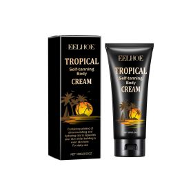 EELHOE Tropical Self-Tanning Body Cream, Natural Wheatskin Moisturizing And Moisturizing Cream For Tanning And Tanning (Option: 100g-143g-1.81*1.81*6.5inch)