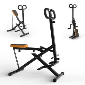 Home Squat Machine with Resistance Bands & Digital Monitor (Option: Black)