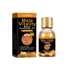 Men's Body Shaping Oil Men's Chest Care Massage Oil Firming Body for Smooth Skin Soft (Option: default)