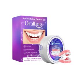 Denture Care Material Oralhoe Kit Comfortable Fit Natural Look Smile Enhancement Teeth Gap for Daily Oral (Option: default)