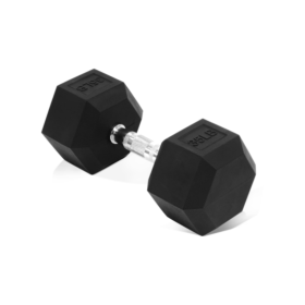 --Only Supports Self Pickup---Hex Rubber Coated Dumbbell - Non-Slip Grip, Durable & Space-Saving For Home Gym Workouts--Only Supports Self Pickup (Option: 35LB Single)