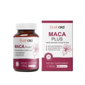 Maca Hip Capsules Gentle Ingredients Daily Moisturizing Firming Body Skin Hip Care Capsules (Option: default)