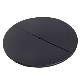 Pole Dance Mat, 2"T x 5'W Folding Pole Crash Mat for Home, Lightweight and Foldable, Black (Option: Black-760x760x210 mm)
