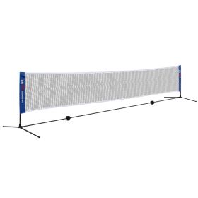 Standard Badminton Net – Durable & Match-Ready- Portable (Option: WhiteBlack Blue)